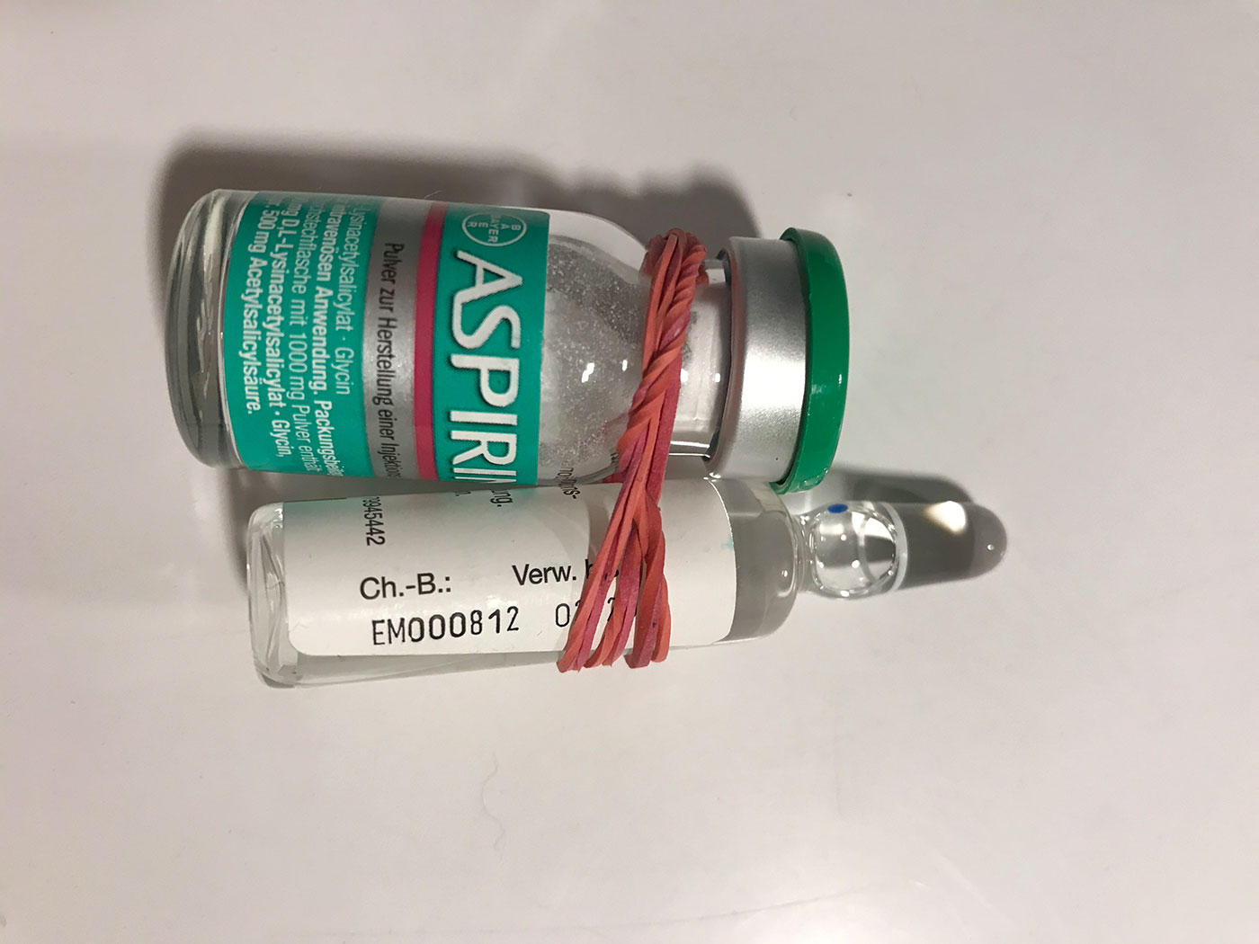 Acetylsalicylsäure Tab. Aspirin® Notfallmedizin Ludwigsburg